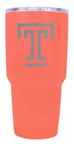 Temple University Premium Laser Engraved Tumbler - 24oz Stainless Steel Insulated Mug Choose Your Color.