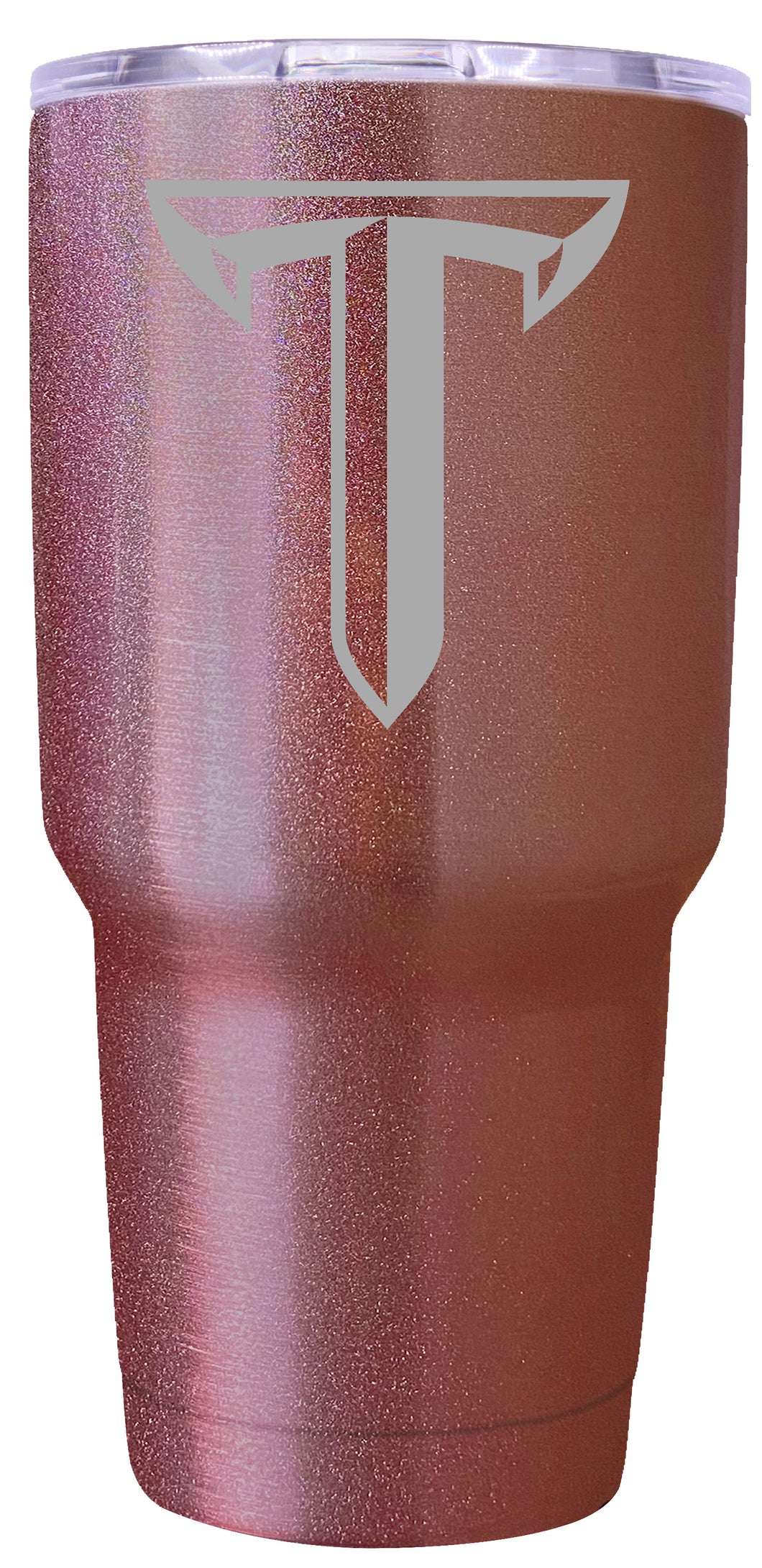 Troy University Premium Laser Engraved Tumbler - 24oz Stainless Steel Insulated Mug Rose Gold