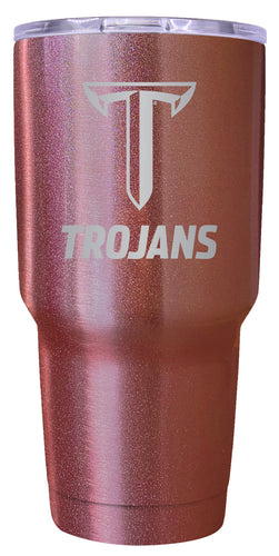 Troy University 24 oz Engraved Insulated Stainless Steel Tumbler Rose Gold Officially Licensed Single