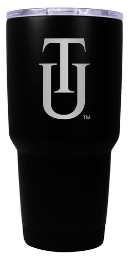 Tuskegee University 24 oz Engraved Insulated Stainless Steel Tumbler Black Officially Licensed 2-Pack