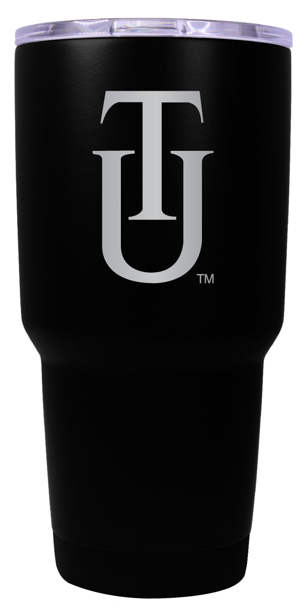 Tuskegee University 24 oz Engraved Insulated Stainless Steel Tumbler Black Officially Licensed 2-Pack