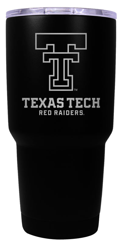 Texas Tech Red Raiders Licensed 24 oz Customizable Engraved Insulated Stainless Steel Tumbler