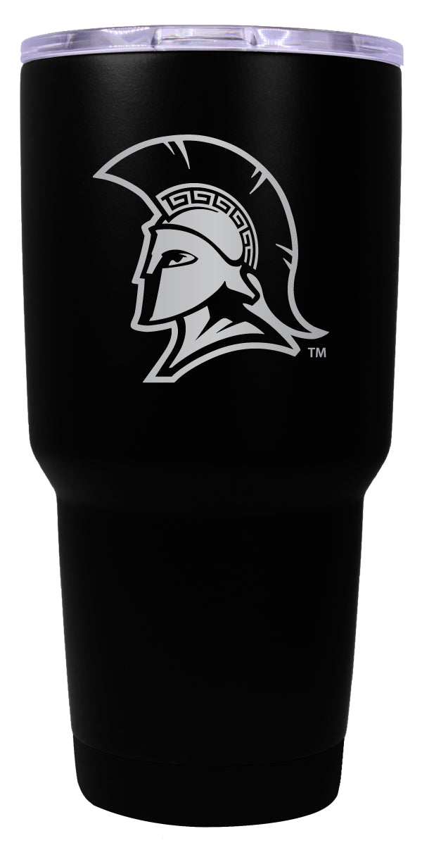North Carolina Greensboro Spartans 24 oz Engraved Insulated Stainless Steel Tumbler Black Officially Licensed Single