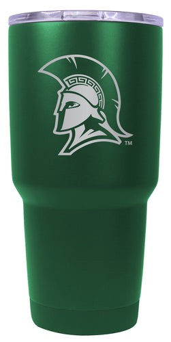 North Carolina Greensboro Spartans 24 oz Engraved Insulated Stainless Steel Tumbler Green Officially Licensed 2-Pack