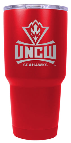 North Carolina Wilmington Seahawks 24 oz Engraved Insulated Stainless Steel Tumbler Red Officially Licensed 2-Pack