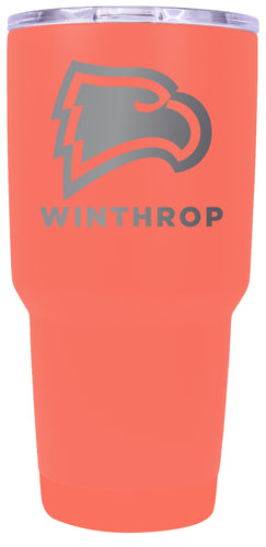 Winthrop University Premium Laser Engraved Tumbler - 24oz Stainless Steel Insulated Mug Choose Your Color.