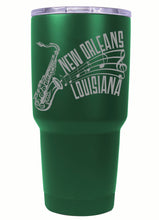 Load image into Gallery viewer, New Orleans Louisiana Souvenir 24 oz Engraved Insulated Stainless Steel Tumbler
