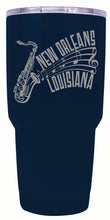 Load image into Gallery viewer, New Orleans Louisiana Souvenir 24 oz Engraved Insulated Stainless Steel Tumbler
