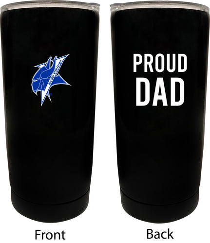 Elizabeth City State University NCAA Insulated Tumbler - 16oz Stainless Steel Travel Mug Proud Dad Design Black