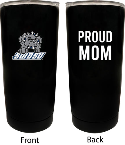 Southwestern Oklahoma State University NCAA Insulated Tumbler - 16oz Stainless Steel Travel Mug Proud Mom Design Black