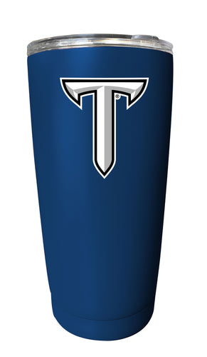 Troy University NCAA Insulated Tumbler - 16oz Stainless Steel Travel Mug Choose your Color