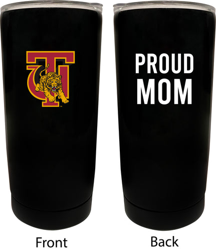 Tuskegee University NCAA Insulated Tumbler - 16oz Stainless Steel Travel Mug Proud Mom Design Black