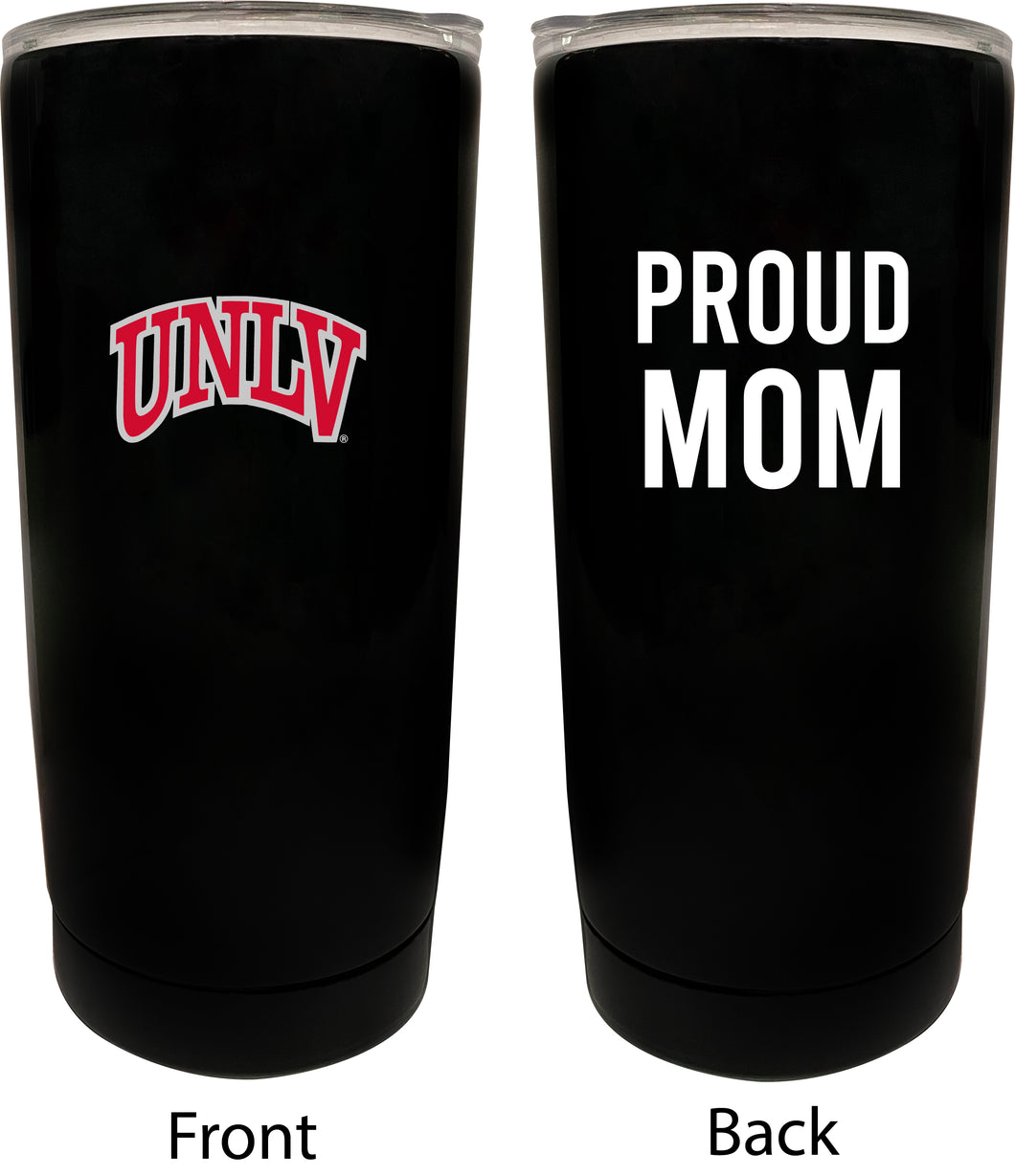 UNLV Rebels NCAA Insulated Tumbler - 16oz Stainless Steel Travel Mug Proud Mom Design Black