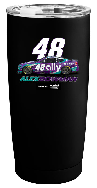 Alex Bowman #48 Nascar Offic. Licensed 16 oz Insulated Stainless Steel Tumbler Black