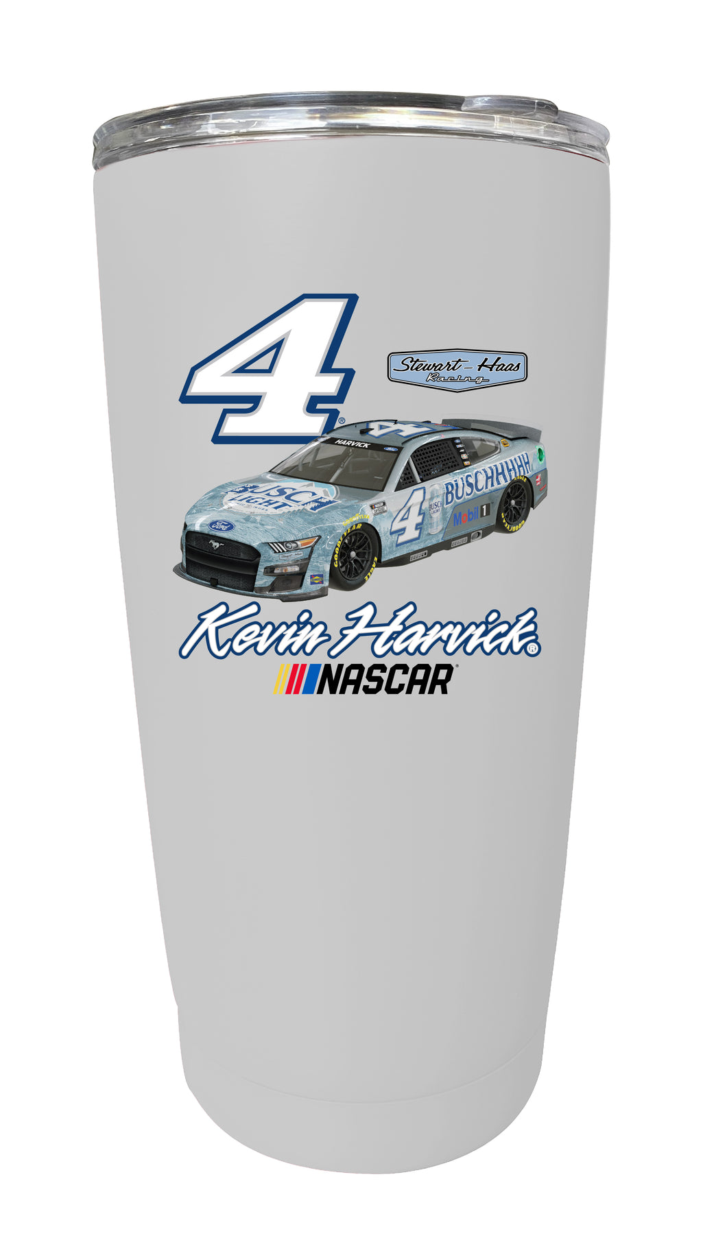 #4 Kevin Harvick Officially Licensed 16oz Stainless Steel Tumbler Car Design