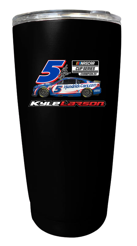 Kyle Larson 2X Champ #5 Nascar Offic. Licensed 16 oz Insulated Stainless Steel Tumbler 