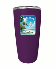 Load image into Gallery viewer, Siesta Key Beach Florida Tropical Beach Design Souvenir 16 oz Stainless Steel Insulated Tumbler
