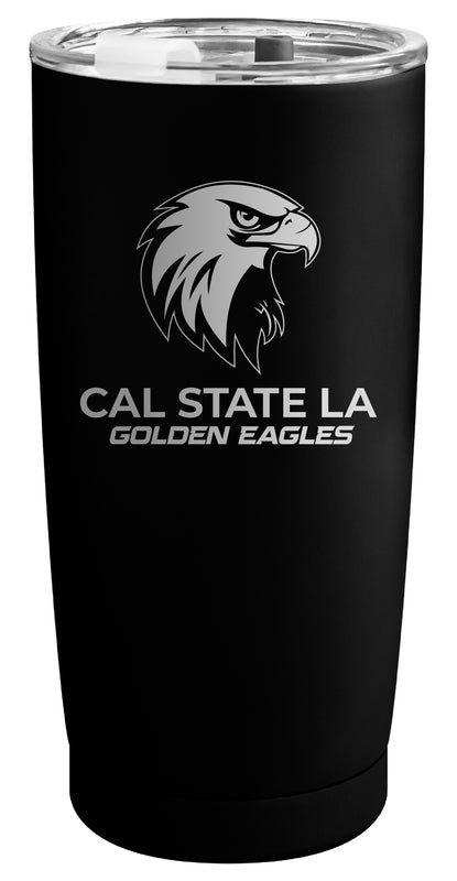 California State University Los Angeles Officially Licensed 16 oz Engraved Insulated Stainless Steel Tumbler Black