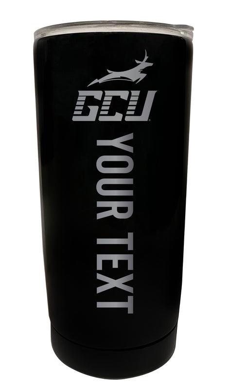 Custom Grand Canyon University Lopes 16 oz Etched Insulated Stainless Steel Tumbler with Engraved Name Choice of Color