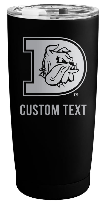 Minnesota Duluth Bulldogs Customizable Officially Licensed 16 oz Engraved Insulated Stainless Steel Tumbler Black