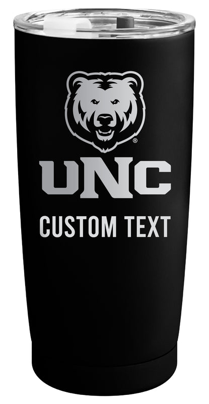 Northern Colorado Bears Customizable Officially Licensed 16 oz Engraved Insulated Stainless Steel Tumbler Black