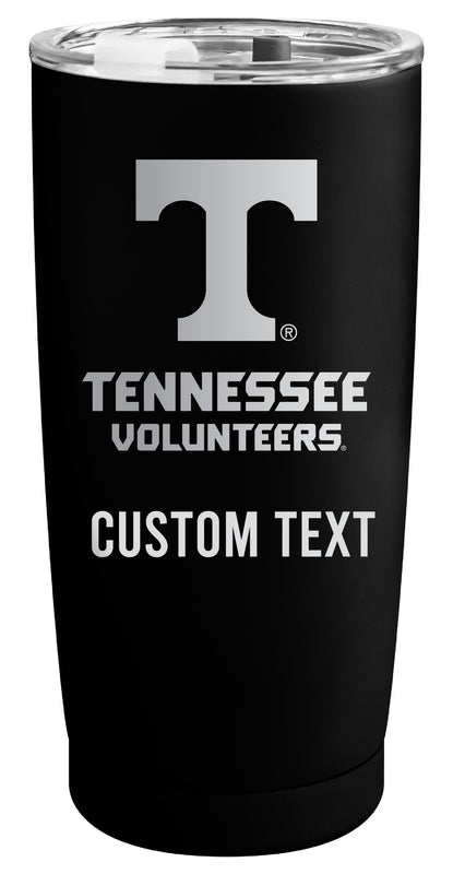 Tennessee Knoxville Customizable Officially Licensed 16 oz Engraved Insulated Stainless Steel Tumbler Black