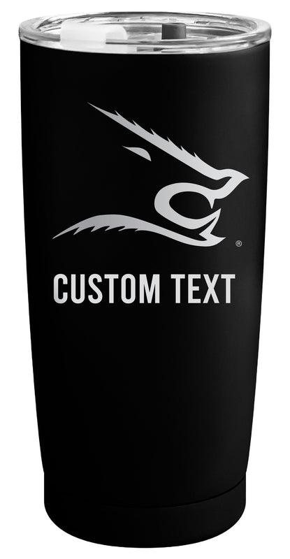 Texas A&M Kingsville Javelinas Customizable Officially Licensed 16 oz Engraved Insulated Stainless Steel Tumbler Black
