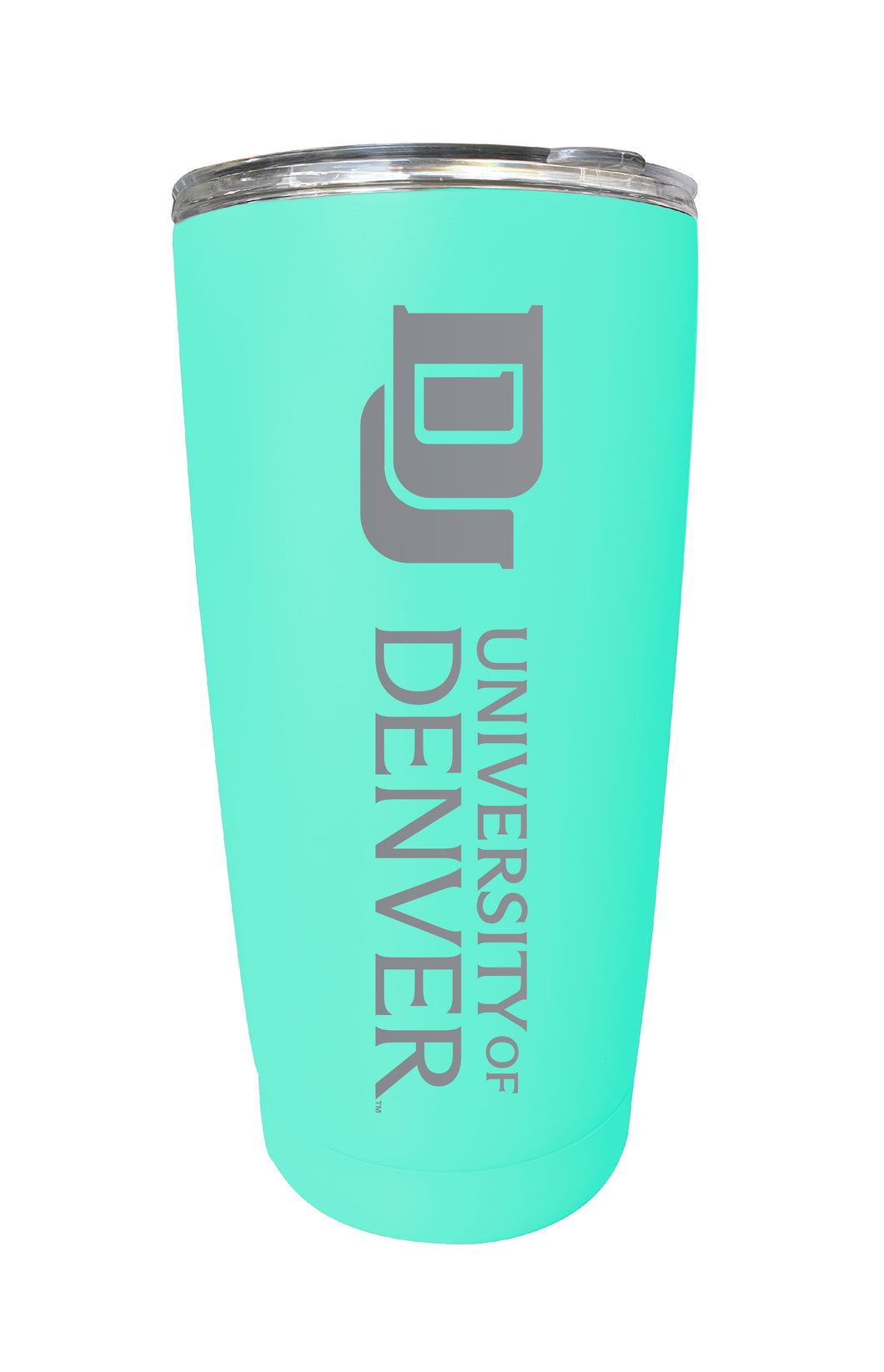 University of Denver Pioneers 16 oz Stainless Steel Etched Tumbler - Choose Your Color