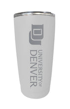 Load image into Gallery viewer, University of Denver Pioneers 16 oz Stainless Steel Etched Tumbler - Choose Your Color
