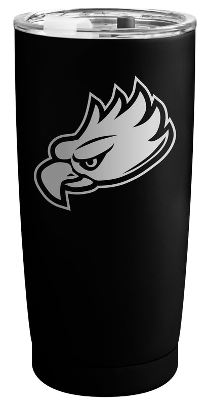 Florida Gulf Coast Eagles Officially Licensed 16 oz Engraved Insulated Stainless Steel Tumbler Black