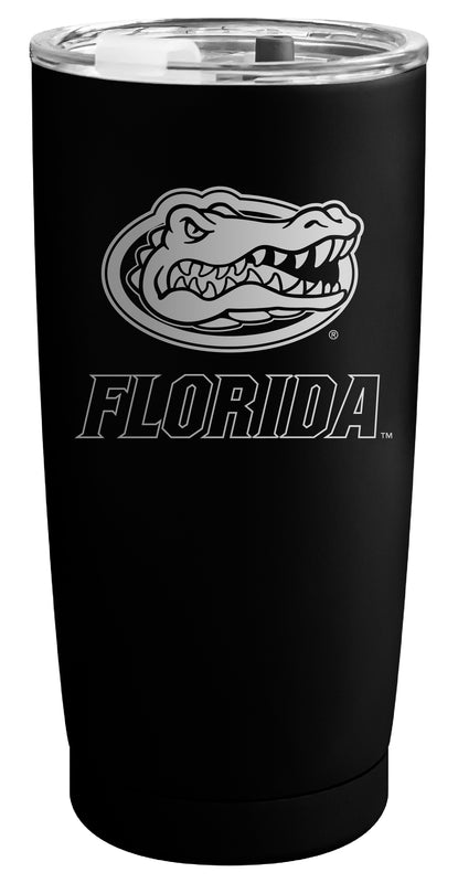 Florida Gators Officially Licensed 16 oz Engraved Insulated Stainless Steel Tumbler Black