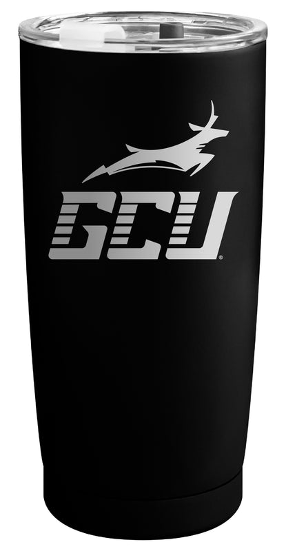 Grand Canyon University Lopes Officially Licensed 16 oz Engraved Insulated Stainless Steel Tumbler Black