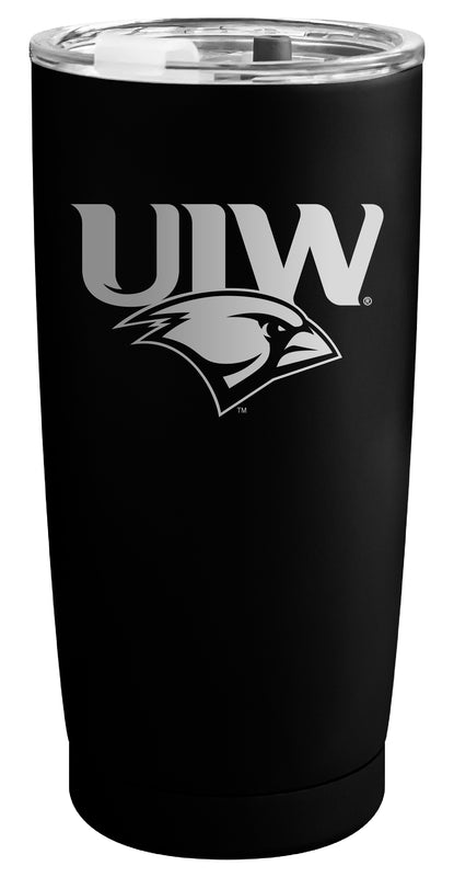 Incarnate Word Cardinals Officially Licensed 16 oz Engraved Insulated Stainless Steel Tumbler Black