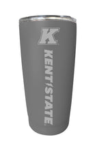 Load image into Gallery viewer, Kent State University 16 oz Stainless Steel Etched Tumbler - Choose Your Color
