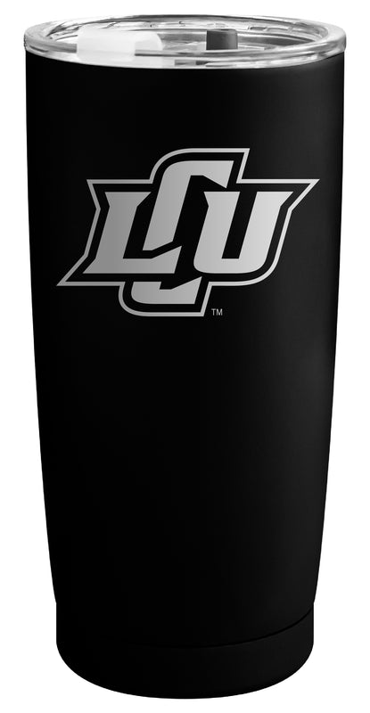 Lubbock Christian University Chaparral Officially Licensed 16 oz Engraved Insulated Stainless Steel Tumbler Black