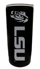 Load image into Gallery viewer, LSU Tigers 16 oz Stainless Steel Etched Tumbler - Choose Your Color
