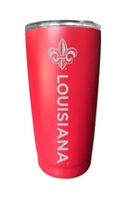 Load image into Gallery viewer, Louisiana at Lafayette 16 oz Stainless Steel Etched Tumbler - Choose Your Color
