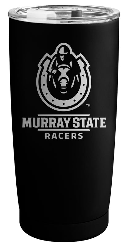 Murray State University Officially Licensed 16 oz Engraved Insulated Stainless Steel Tumbler Black