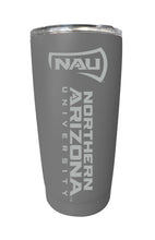 Load image into Gallery viewer, Northern Arizona University 16 oz Stainless Steel Etched Tumbler - Choose Your Color
