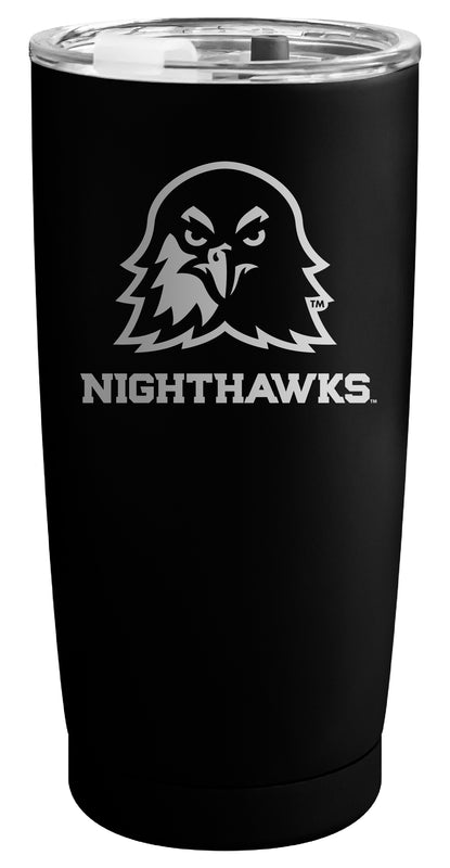North Georgia Nighthawks Officially Licensed 16 oz Engraved Insulated Stainless Steel Tumbler Black