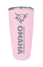 Load image into Gallery viewer, Nebraska at Omaha 16 oz Stainless Steel Etched Tumbler - Choose Your Color
