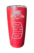 Load image into Gallery viewer, Ohio University 16 oz Stainless Steel Etched Tumbler - Choose Your Color

