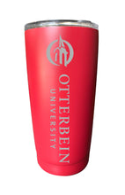 Load image into Gallery viewer, Otterbein University 16 oz Stainless Steel Etched Tumbler - Choose Your Color
