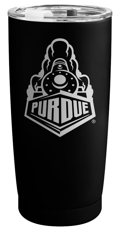 Purdue Boilermakers Officially Licensed 16 oz Engraved Insulated Stainless Steel Tumbler Black