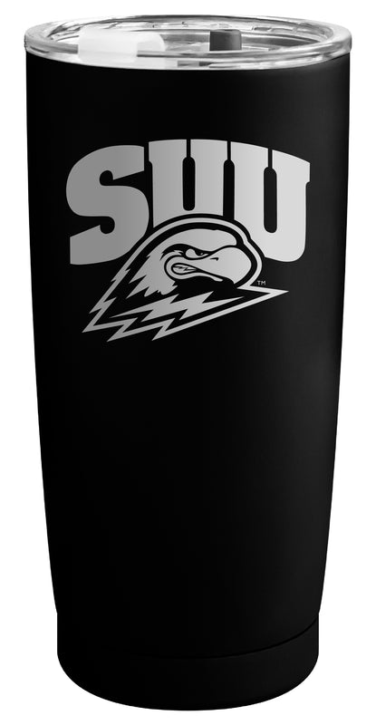 Southern Utah University Officially Licensed 16 oz Engraved Insulated Stainless Steel Tumbler Black