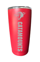 Load image into Gallery viewer, Vermont Catamounts 16 oz Stainless Steel Etched Tumbler - Choose Your Color
