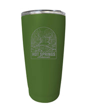 Load image into Gallery viewer, Hot Springs Arkansas Souvenir 16 oz Engraved Stainless Steel Insulated Tumbler
