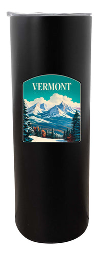 Vermont Design A Souvenir 20 oz Insulated Stainless Steel Skinny Tumbler Black Single