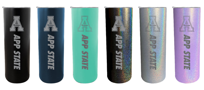 Appalachian State NCAA Laser-Engraved Tumbler - 16oz Stainless Steel Insulated Mug