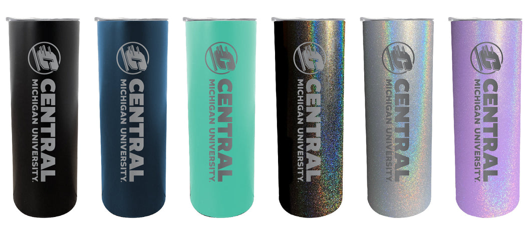 Central Michigan University NCAA Laser-Engraved Tumbler - 16oz Stainless Steel Insulated Mug